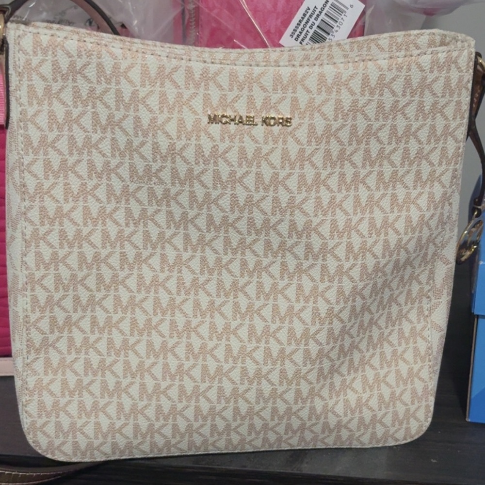 Michael Kors rose gold Crossbody Bag